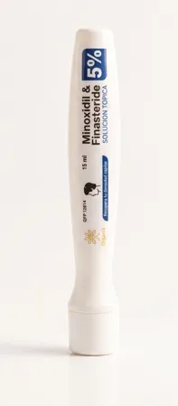 Minoxidil & Finasteride 5 % en roll-on de 15 ml, de Organik