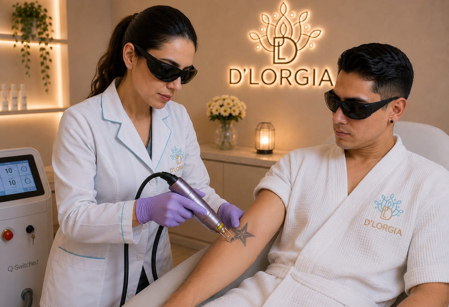 Eliminación de tatuajes con láser en DLorgia