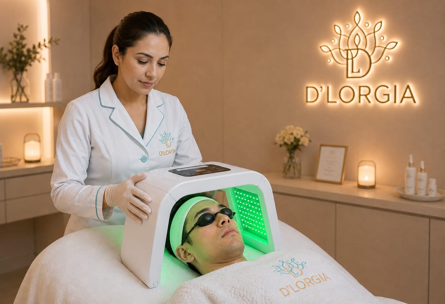 Fototerapia LED para manchas en DLorgia