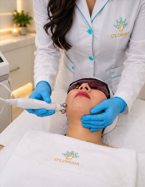 Radiofrecuencia facial en DLorgia